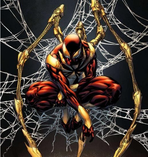 漫画中的蜘蛛战甲 振金臂铠