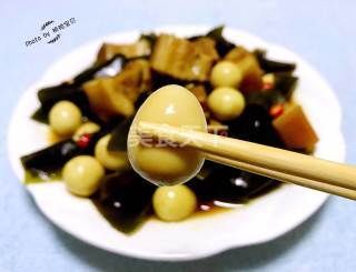 红烧肉炖针孔海带蛋有鹌鹑猪肉能吃吗图片
