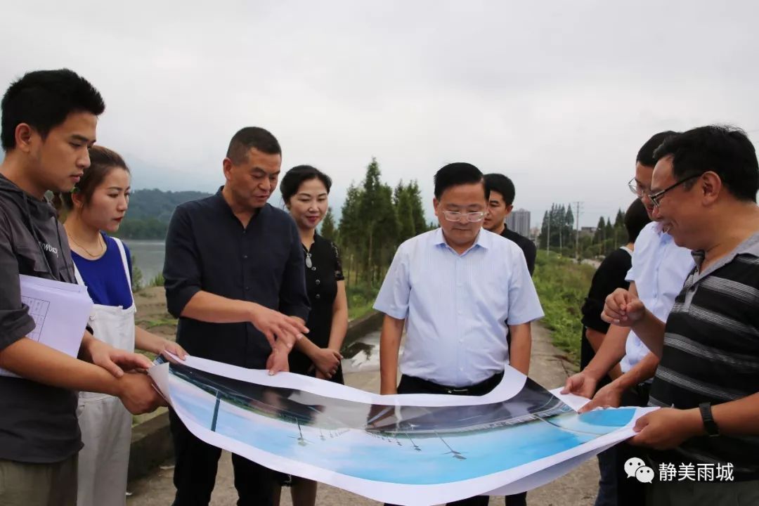 雅安市委常委,组织部部长卿刚赴草坝调研雅州文教新城建设