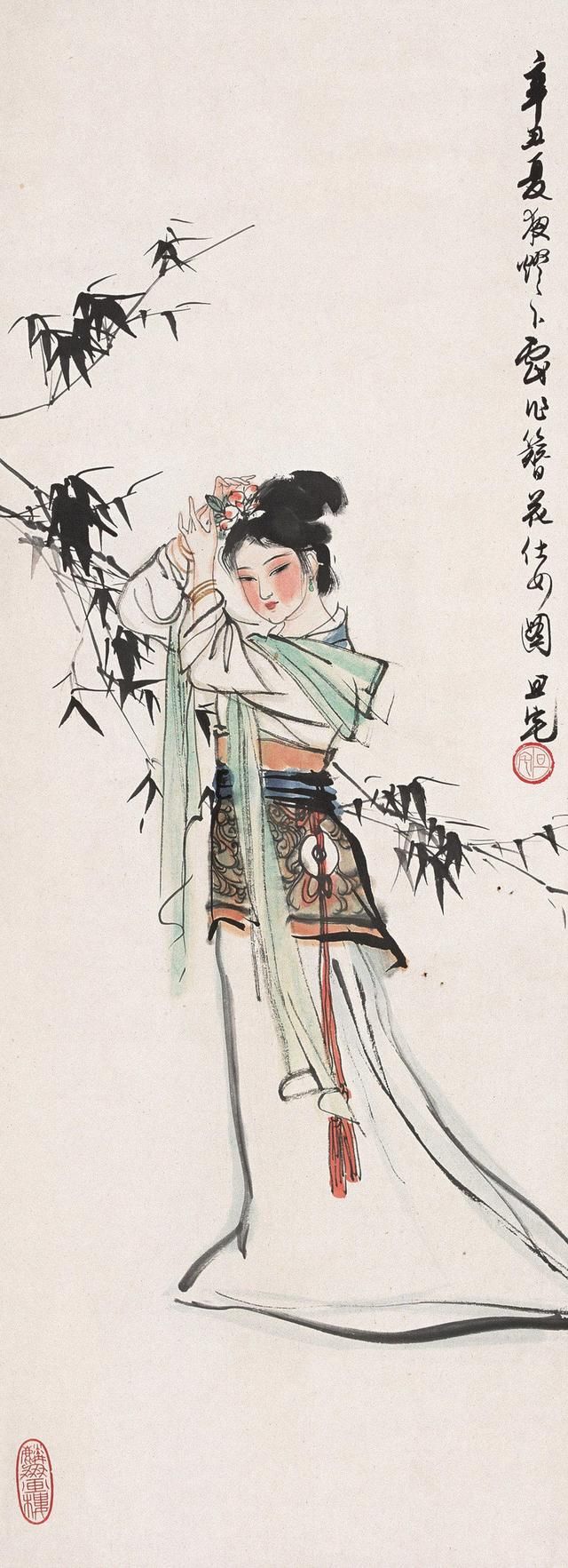 刘旦宅:国画大师笔下的婀娜仕女画欣赏