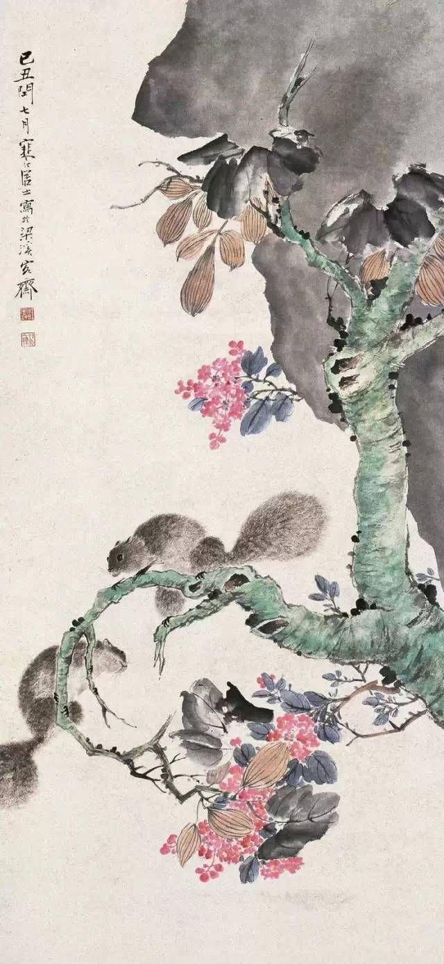 海派画家四大名旦的花鸟美醉了