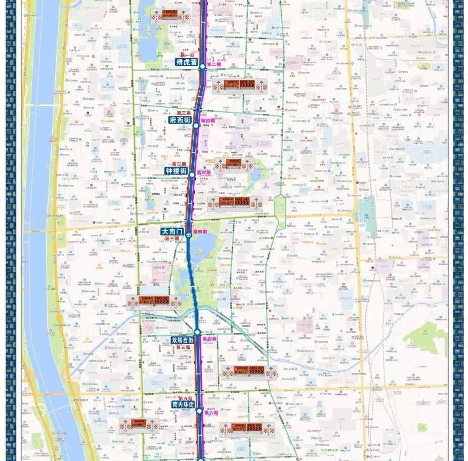 太原地铁2号线全线主要站点道路恢复!