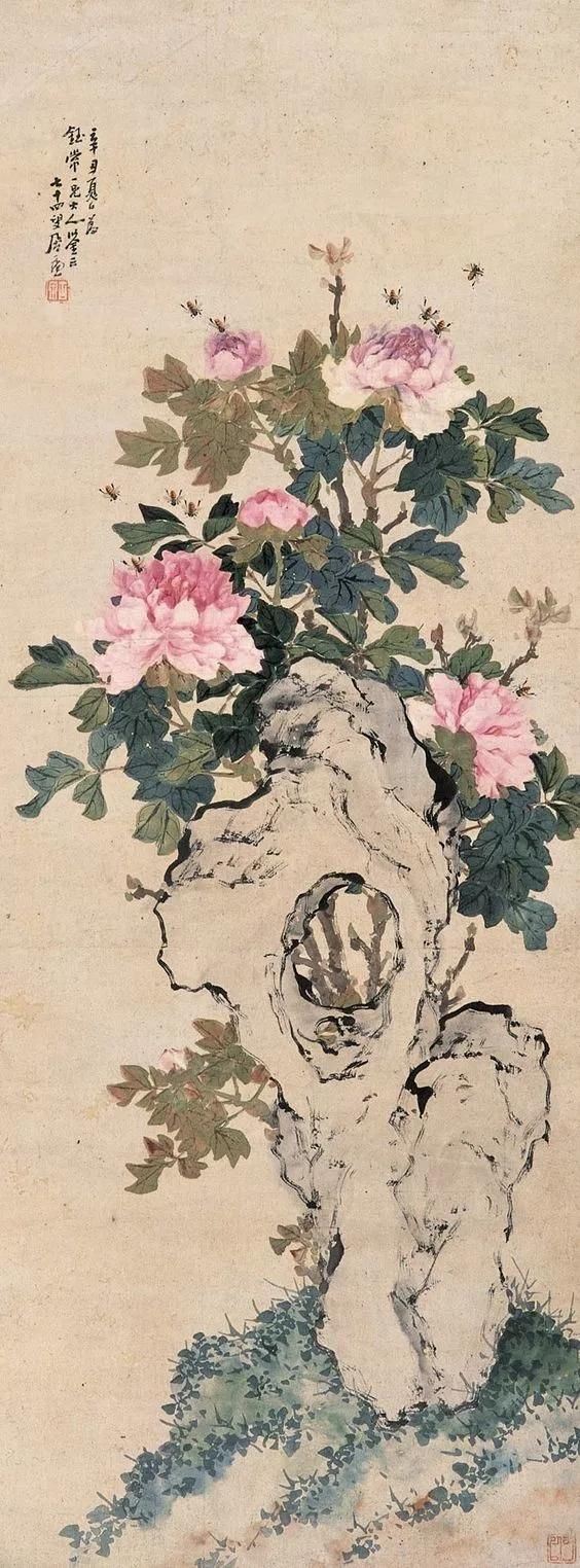 清居廉花鸟作品欣赏