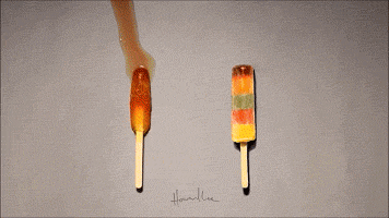 他作了一幅画,逼真到让人怀疑眼睛