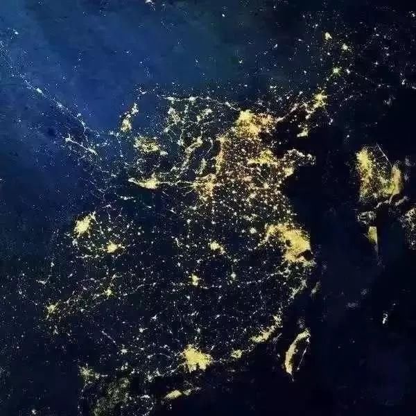 从卫星上看地球,才知道中日韩差距有多大!