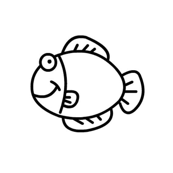 海里动物简笔画图片3