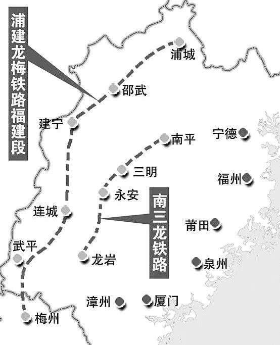 浦建龙梅铁路(浦城,邵武)有望在2年后建成通车!