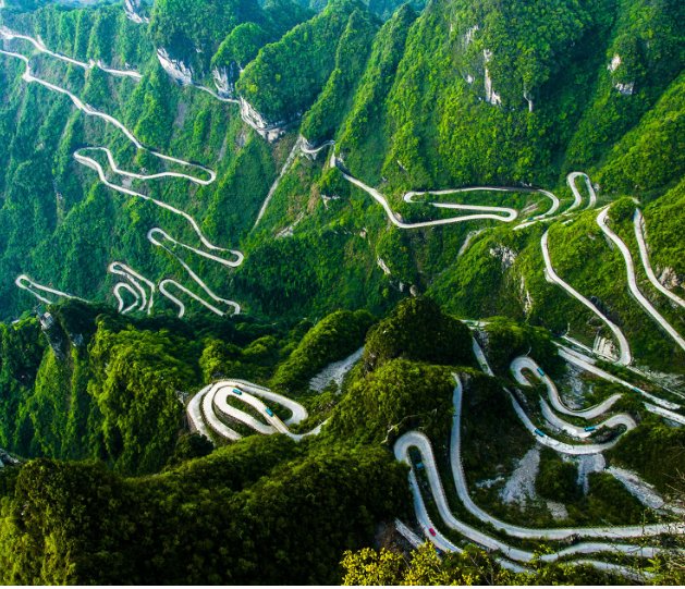 盘点中国最弯最密的盘山公路(组图)