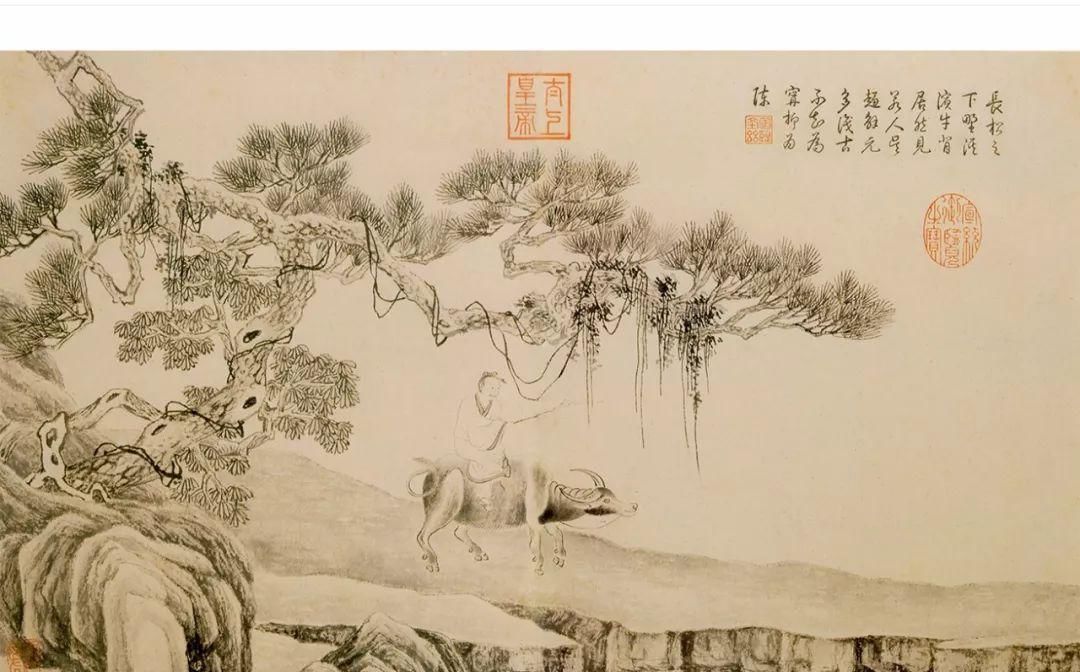 [转载]唐伯虎人物山水画小品,精妙绝伦