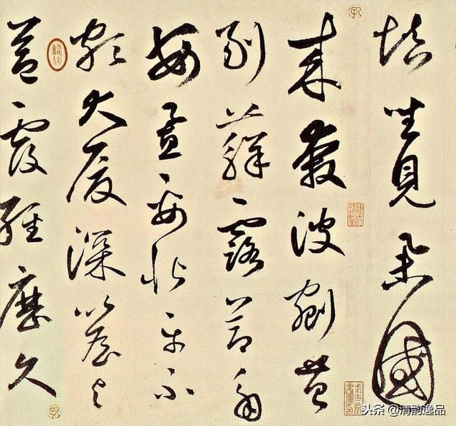 祝枝山草书《唐诗将进酒曲》,如狂风骤雨,畅达痛快