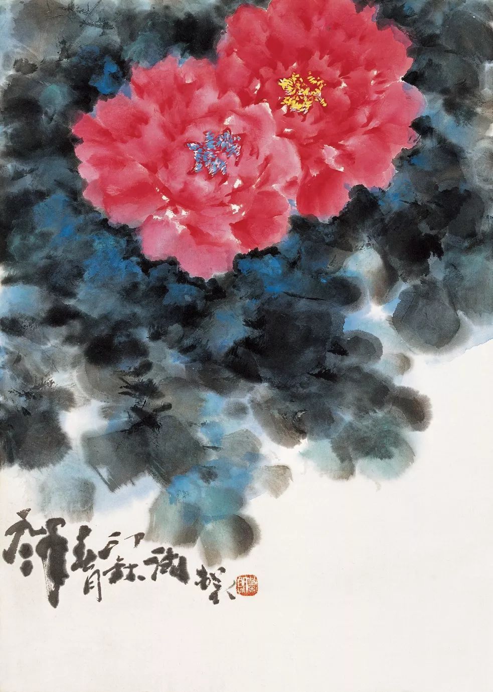 [转载]萧朗百幅牡丹,芍药图