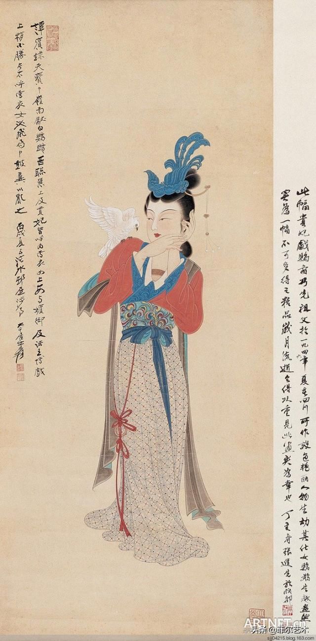 [转载]张大千仕女画欣赏