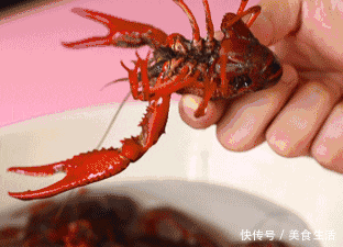 gif 将小龙虾取出,清水冲洗三遍