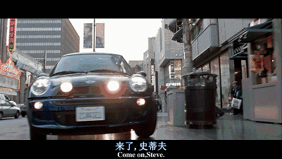 来张静图感受一下mini cooper的气势