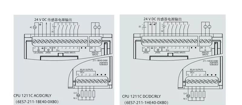 西门子模块接线图