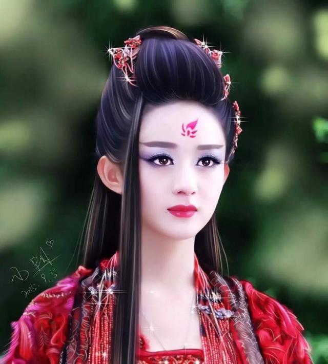 花千骨》当中饰演一只奇异通晓世间的灵虫,在幻化成人形时非常的可爱