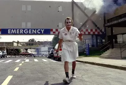 蝙蝠侠出现在美国抗议现场 有哥谭市内味了