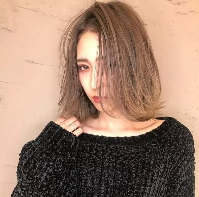 直板烫发发型
