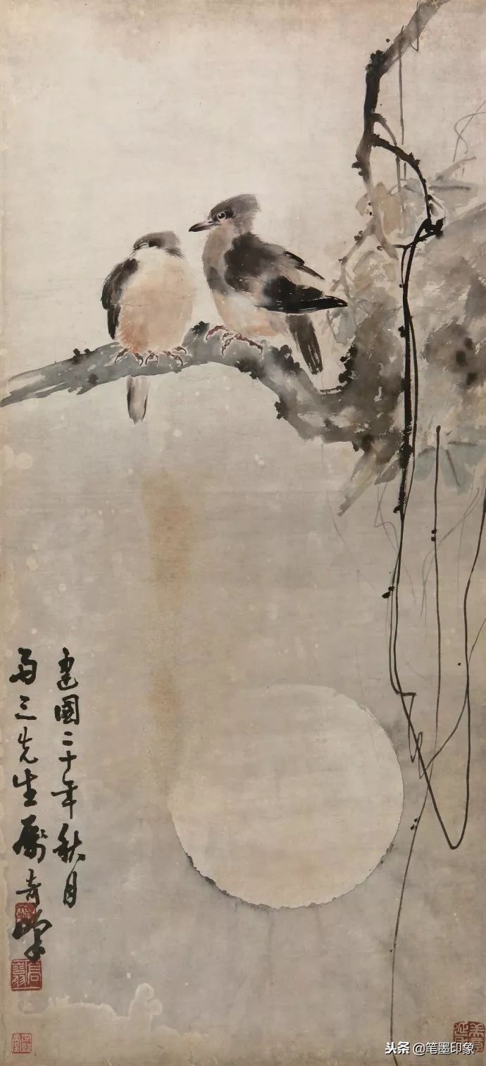 开创国画革命的一代宗师,民国画圣高奇峰的花鸟赏析