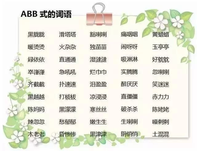 abcc式的成语有什么_四字成语abcc式(2)