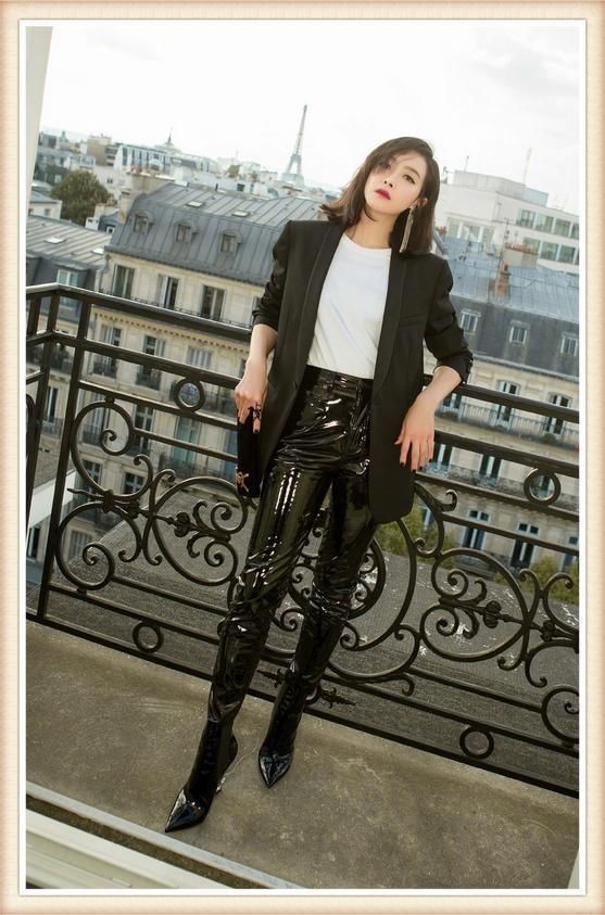 宋茜腿是有多长？一脚提到黄子韬腋下，网友：身高真的只有168？