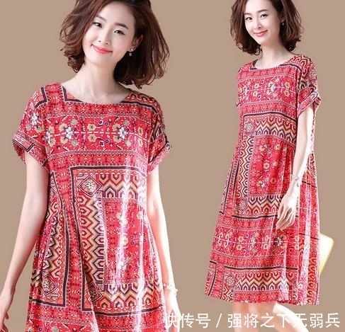 #穿好看#四五十岁的妈妈别乱穿裙子,今年特流行这5款棉麻裙,时尚又减龄