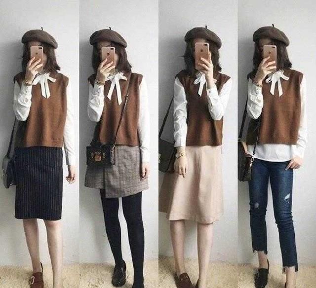  『女生』初春温柔气质穿搭，小个子女生穿显高又显瘦，秒变女神范十足