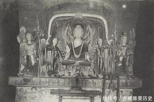 敦煌旧影法国人拍下被破坏前的敦煌莫高窟，美的令人心碎