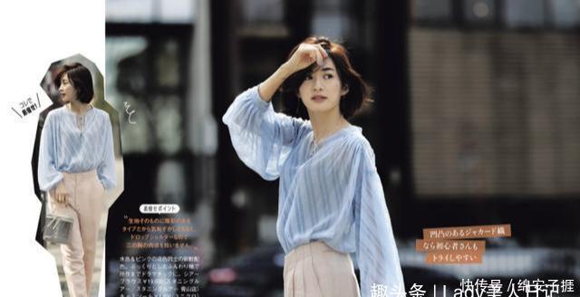  #肚子#有肚子的中年女人不要“塞衣角”，瞧日杂模特这样穿，显瘦又时髦