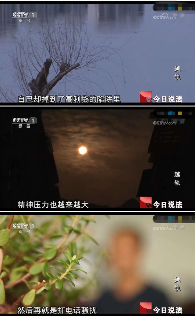 央视报道男子欠下巨额高利网贷，轻生不成还被判刑！网友：活该！
