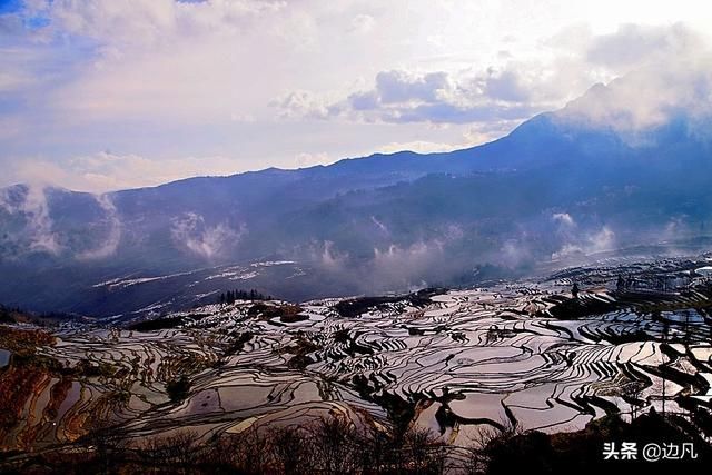 《云南风光》多依树梯田，壮美秀丽，如梦如幻的人间仙境！
