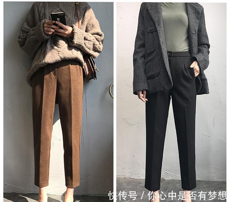  『冬装』街头潮女们冬装又搭配出一道风景线，各款大衣阔腿裤这样搭配美美的