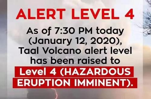 马尼拉机场关闭火山