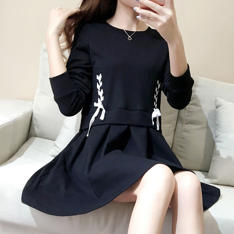 虽入秋,但显别穿毛衣!试试这卫衣裙,矮个子表妹穿简直萌爆