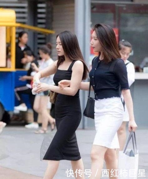 「摄影」街拍摄影:这么穿搭,腿显得很长,不仅身材高挑,还有迷人曲线