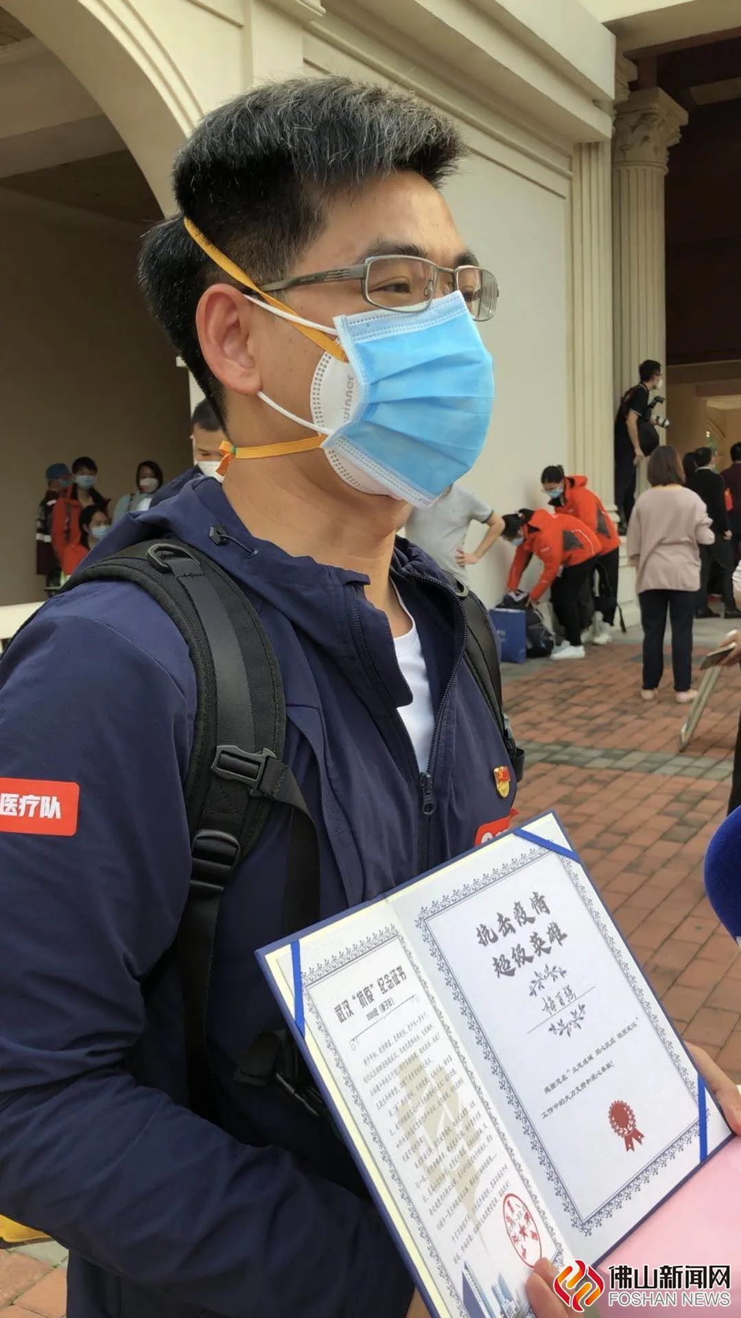  『回家』今天，佛山驰援湖北322人“医护军团”回家了！