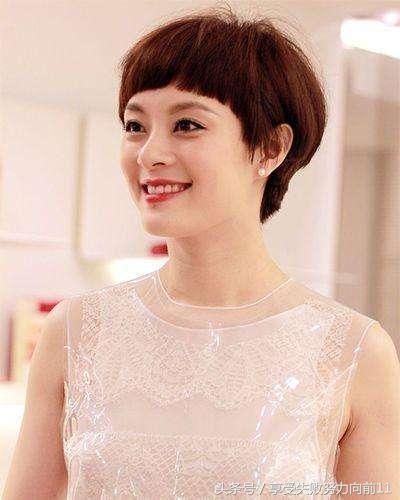 超美丽的短发造型女星!