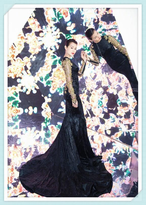 看了胡杏儿的鱼尾裙,再看看杨幂,才知道油腻和优雅的差距有多大