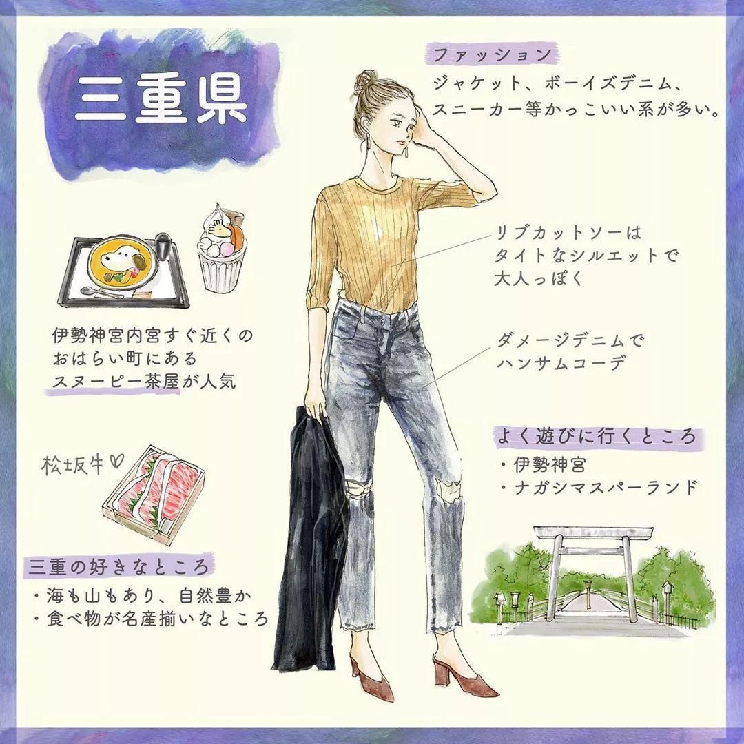 『全国』日本47个都道府县「全国女子图鉴」