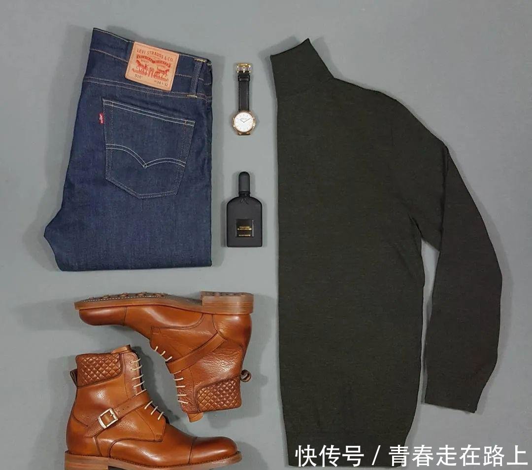 「据说」据说,帅的男人都穿高领毛衣!