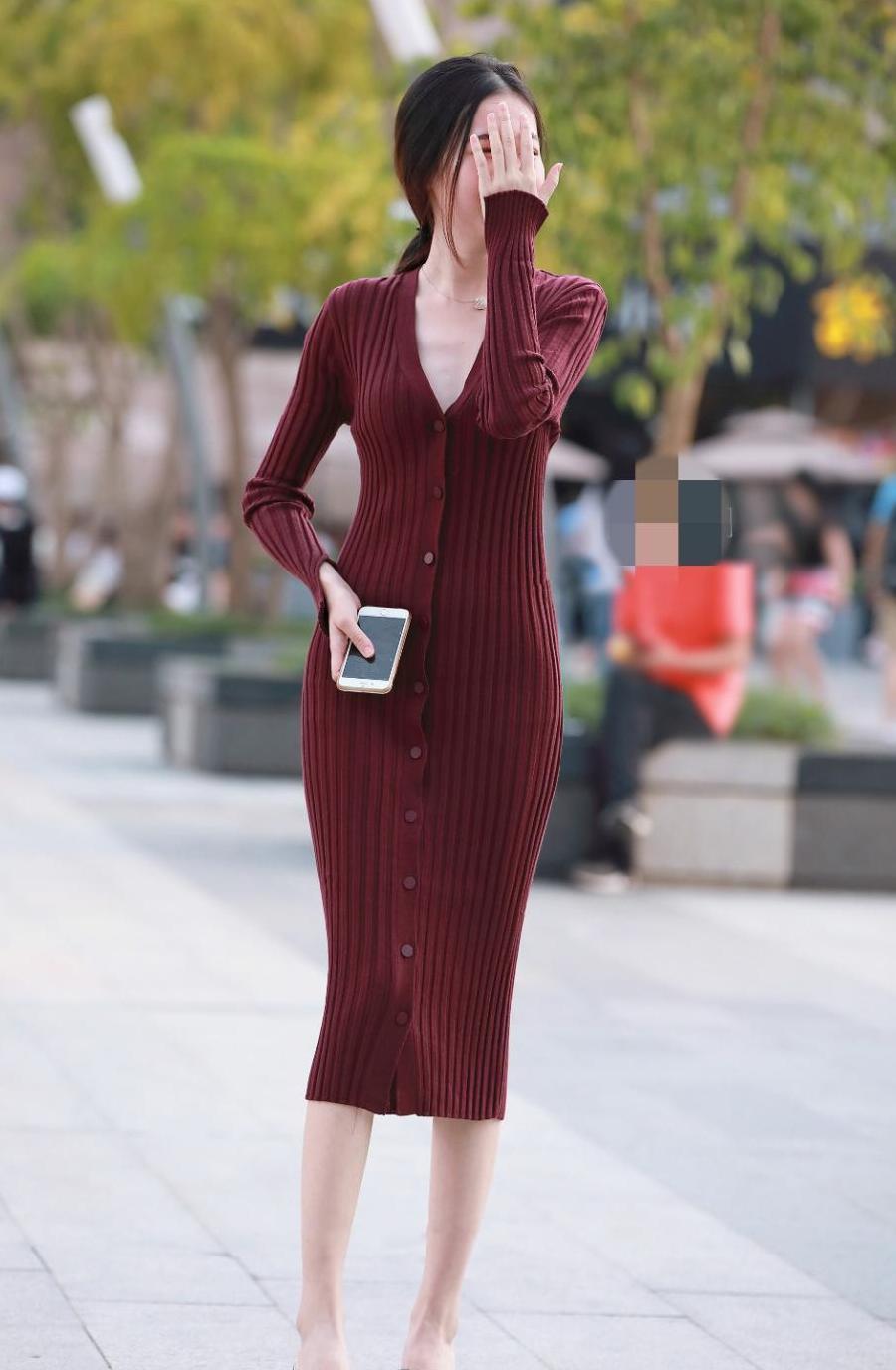 曲线玲珑, 成熟优雅, 轻松穿出来