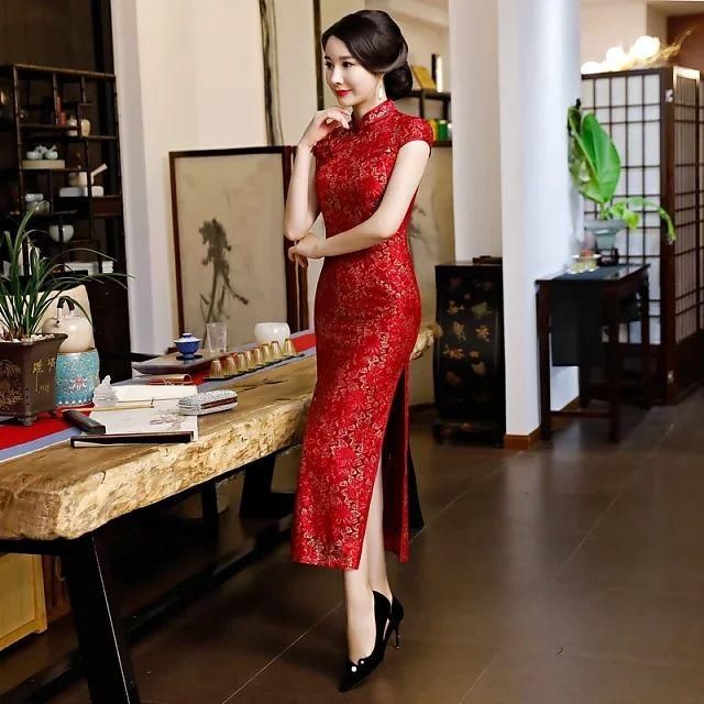 专为你而量身定制定制，中式显瘦长旗袍！