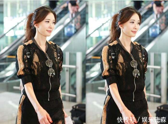 梅婷43岁, 林志玲44岁, 二人同穿蕾丝短裤, 网友: 差距竟如此尴尬