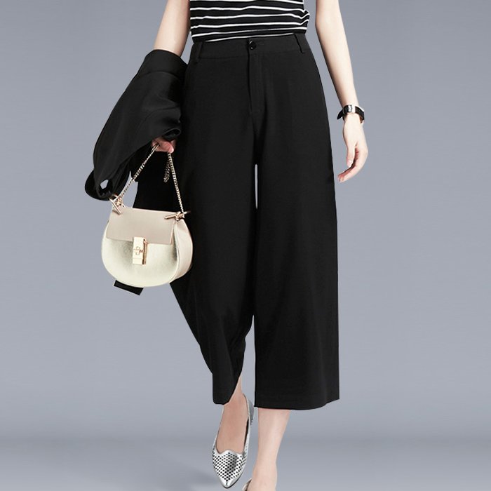 一条穿上不想脱的长裤，比打底裤显瘦，比裙子好穿时髦