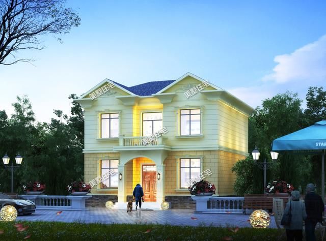 8套二层农村别墅，造价仅25万，款款亮眼