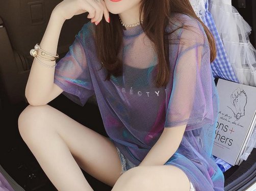 去夜店穿这样的闪光纱!比透视装还性感，比蕾丝还要撩人，666