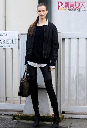  #极致#【尚】超模街拍演绎极致精简大气风范