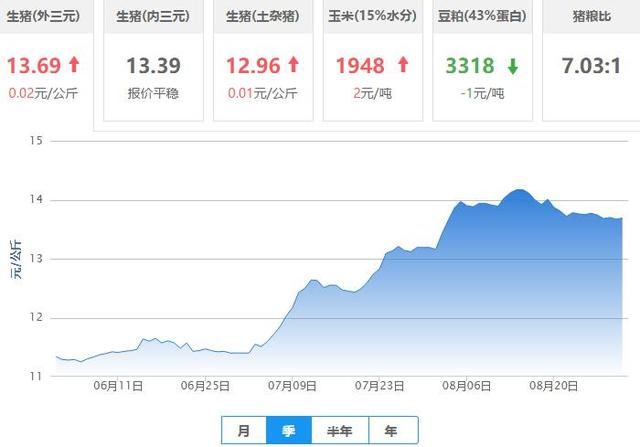 猪团报猪价2018.08.31，猪价刚稳，疫情再发