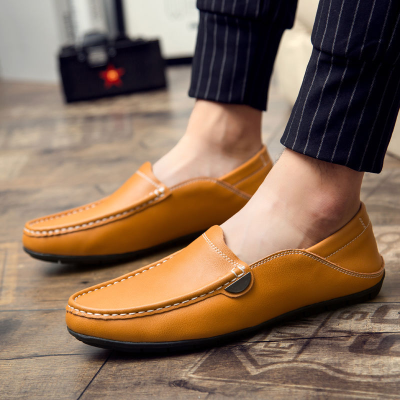 有一种男鞋，叫“豆豆鞋”，舒适好穿不闷脚，穿上贼显年轻