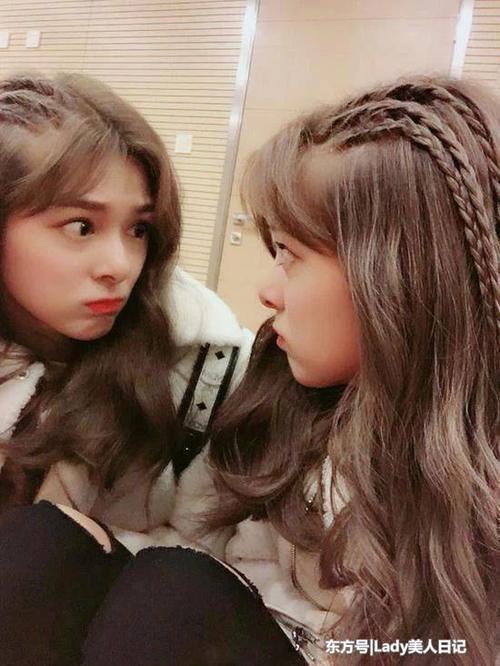 赵薇舒淇迪丽热巴都着孟美岐吴宣仪杨超越学编发，这波发型我干了